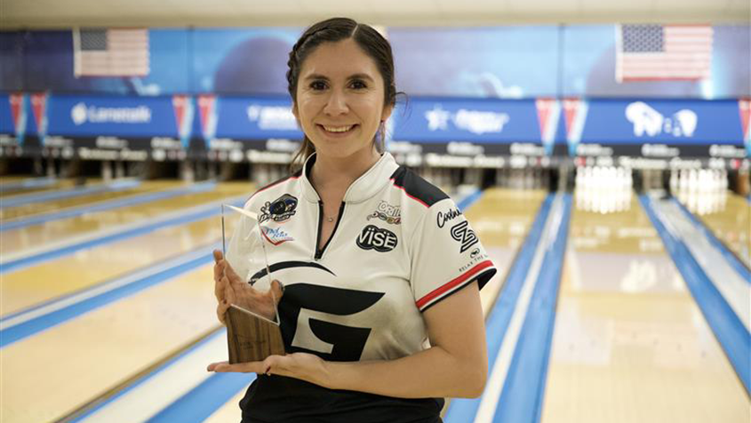 Stephanie Zavala after winning the Cleveland Open