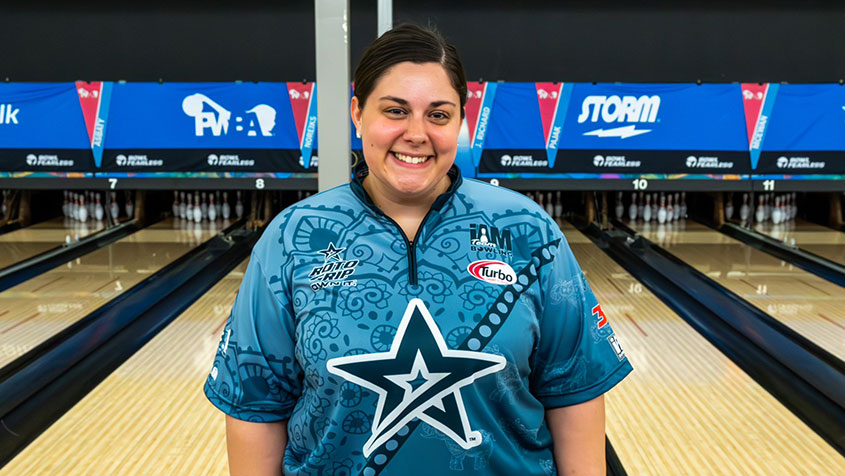 Jordan Richard leads after two rounds of qualifying at the 2024 PWBA GoBowling! Twin Cities Open 