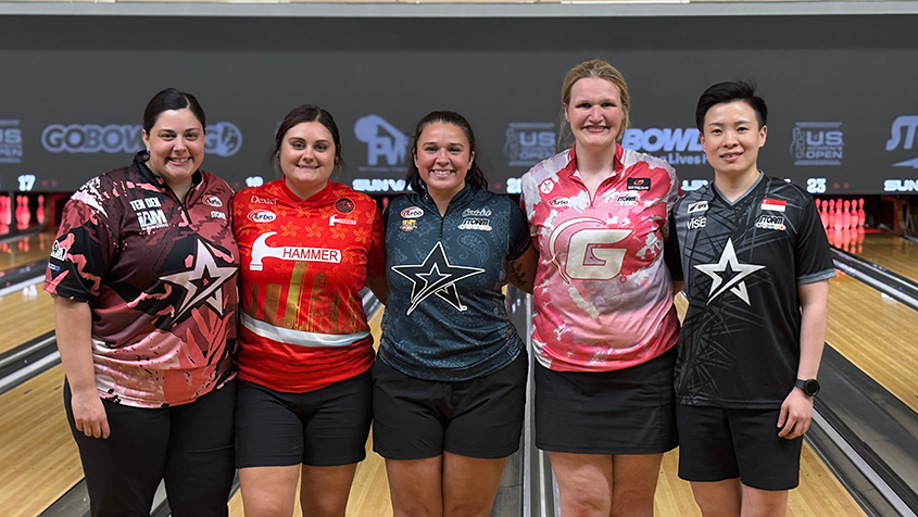 The five that are competing in the stepladder finals at the U.S. Women&#39;s Open