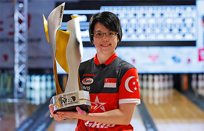 Cherie Tan wins the 2019 QubicaAMF PWBA Players Championship