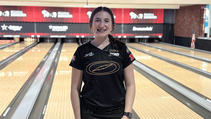 Maranda Pattison at the 2025 PWBA Regional Showdown